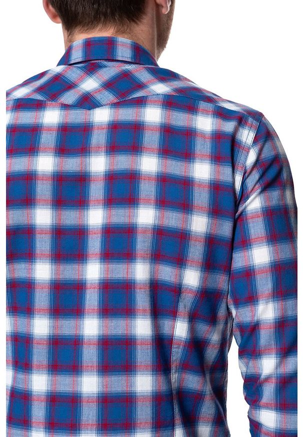 Lee - KOSZULA LEE WESTERN SHIRT LIMOGES L643GIFE 112115355. Materiał: materiał. Wzór: kratka