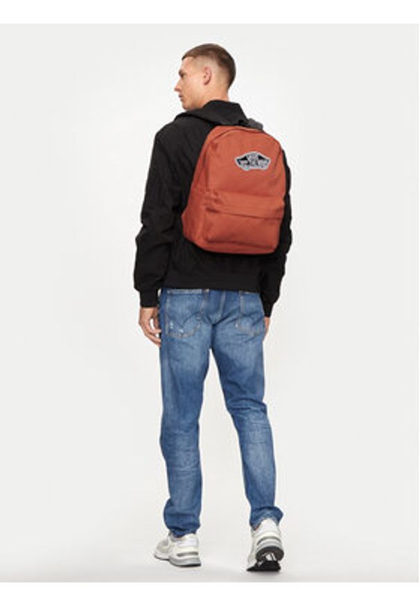 Vans Plecak Old Skool Classic Backpack VN000H4YEHC1 Pomarańczowy. Kolor: pomarańczowy. Materiał: materiał