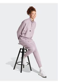 Adidas - adidas Spodnie dresowe Z.N.E. IS3913 Fioletowy Regular Fit. Kolor: fioletowy. Materiał: syntetyk, bawełna