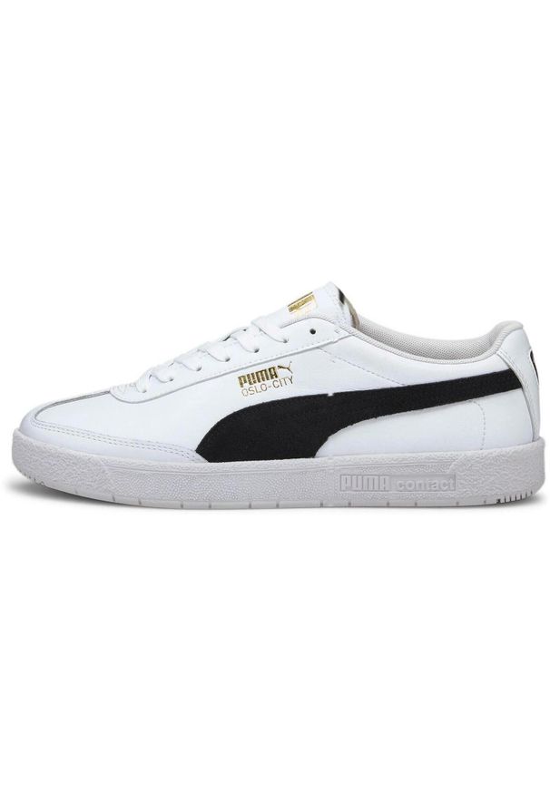 Adidasy Puma Oslo-city, Mężczyźni. Kolor: biały. Materiał: materiał, skóra ekologiczna