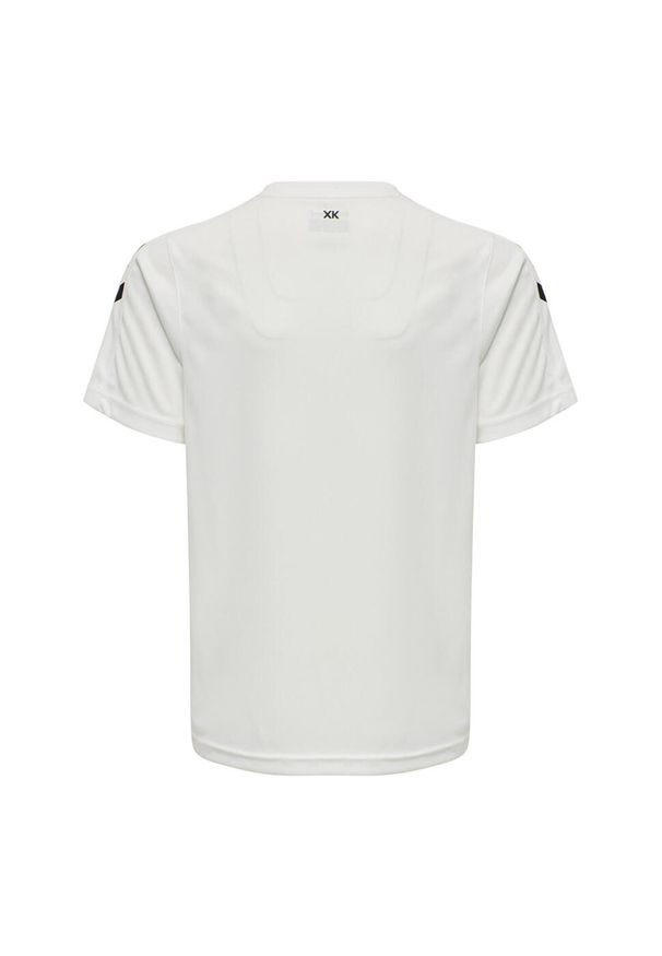 Hummel Core XK Kids Poly Jersey S/S. Kolor: biały. Materiał: jersey. Długość rękawa: krótki rękaw. Długość: krótkie