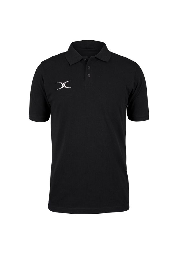 GILBERT - Polo Gilbert Quest. Okazja: na co dzień. Typ kołnierza: polo. Kolor: czarny. Styl: casual