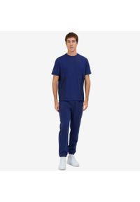 Spodnie do biegania Kappa Gesso. Kolor: niebieski. Materiał: dresówka. Sport: fitness #1