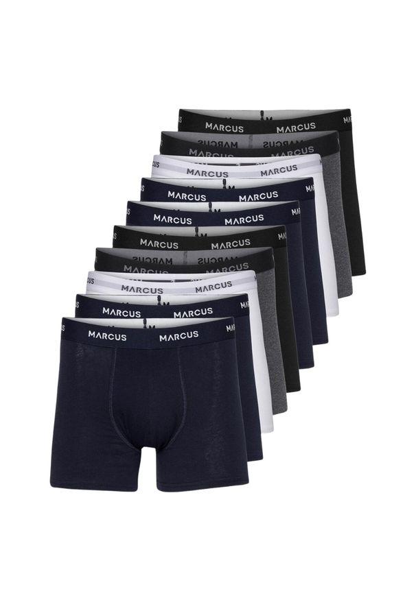MARCUS - 10PAK Zestaw Męskich Bokserek Marcus Roxy Solid 40-200083 7050