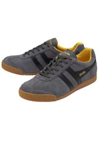 Sneakersy z zamszu Gola Harrier. Okazja: na co dzień. Kolor: beżowy, czarny, wielokolorowy. Materiał: zamsz #2