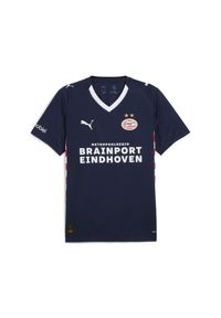 Puma - Koszulka Wyjazdowa PSV Eindhoven 2025/26. Kolor: niebieski. Sport: piłka nożna