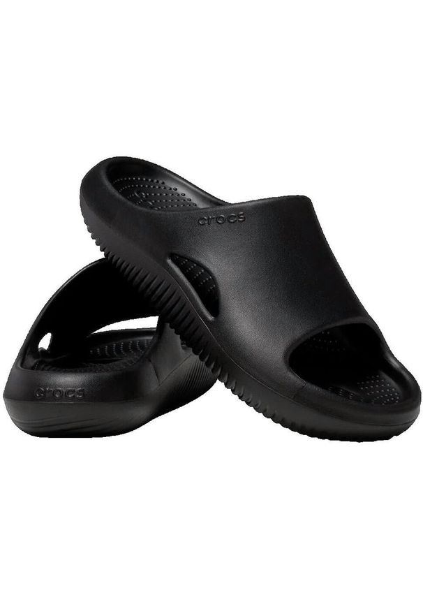 Klapki dla dorosłych Crocs Mellow Recovery Slide. Kolor: czarny. Materiał: syntetyk, materiał. Styl: sportowy
