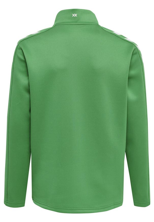 Dziecięca bluza dresowa zapinana na zamek Hummel Core XK. Kolor: zielony. Materiał: dresówka
