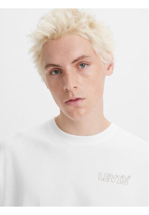Levi's® T-Shirt 16143-1230 Biały Relaxed Fit. Kolor: biały. Materiał: bawełna