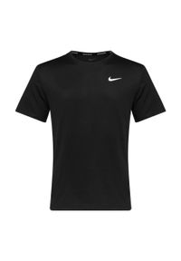 Koszulka do biegania męska Nike Miler Dri-Fit UV. Kolor: czarny. Technologia: Dri-Fit (Nike)