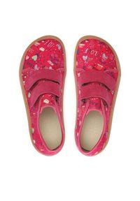 Froddo Sneakersy Barefoot Canvas G1700358-5 D Różowy. Kolor: różowy. Materiał: materiał #5