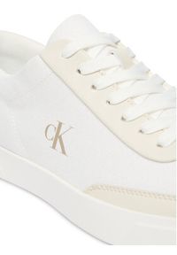 Calvin Klein Sneakersy Low Pro Cups Wt Canv Mg HW0HW03145 Biały. Kolor: biały. Materiał: materiał #3