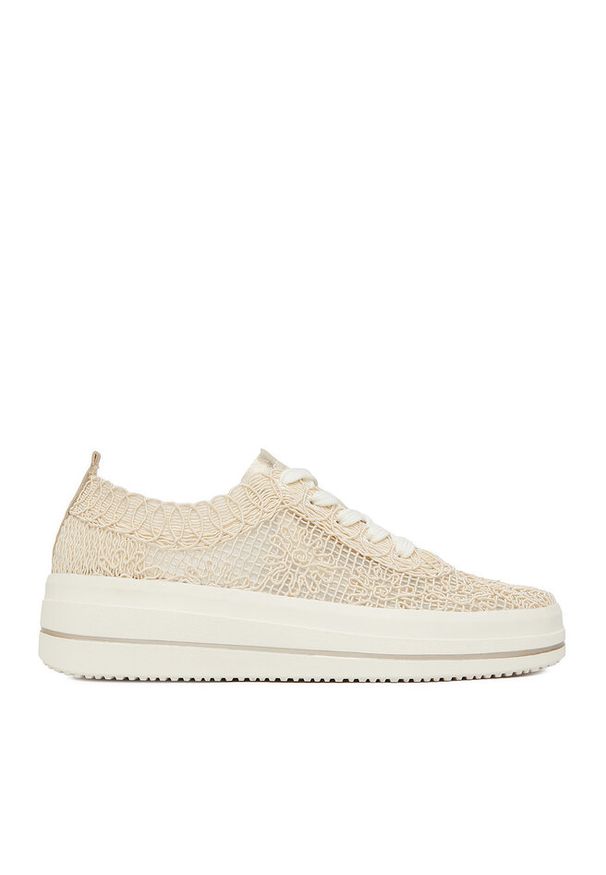 Sneakersy Remonte. Kolor: beżowy