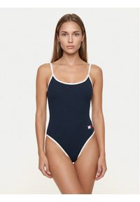 TOMMY HILFIGER - Tommy Hilfiger Body UW0UW06275 Granatowy Slim Fit. Kolor: niebieski. Materiał: syntetyk #1