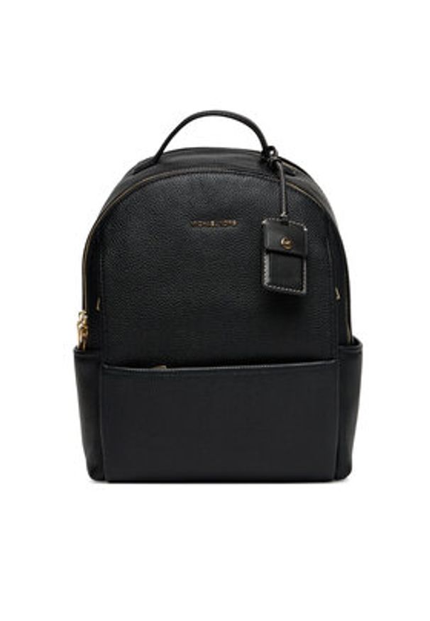 MICHAEL Michael Kors Plecak Sable 30T5G3XB2L Czarny. Kolor: czarny. Materiał: skóra