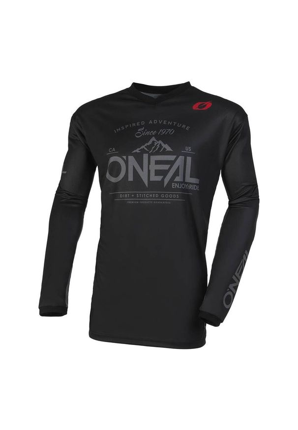 O'NEAL - Bluza rowerowa mtb męska O'Neal Element Dirt V.23. Kolor: wielokolorowy, czarny, szary. Materiał: materiał
