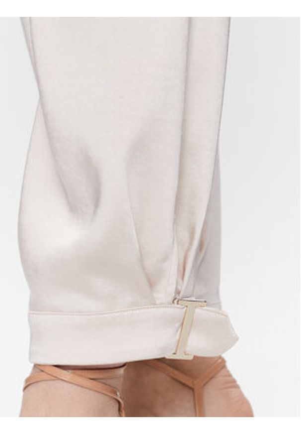 Babylon Spodnie materiałowe S_E00075 Écru Regular Fit. Materiał: materiał, syntetyk