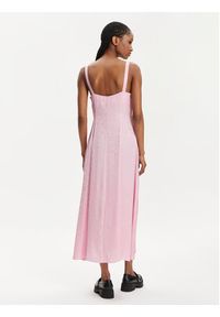 Hugo Sukienka codzienna Kelari-1 50510935 Różowy Relaxed Fit. Okazja: na co dzień. Kolor: różowy. Materiał: wiskoza. Typ sukienki: proste. Styl: casual #5