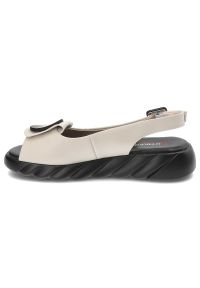 Beżowe Sandały Artiker Modne Obuwie Damskie. Okazja: na spacer. Kolor: beżowy. Materiał: materiał. Sezon: lato #5