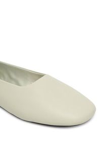 Calvin Klein Baleriny Round Ballerina Lth HW0HW02943 Biały. Kolor: biały. Materiał: skóra #2