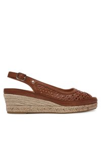 Pikolinos Espadryle W4A-1828 Brązowy. Kolor: brązowy. Materiał: skóra