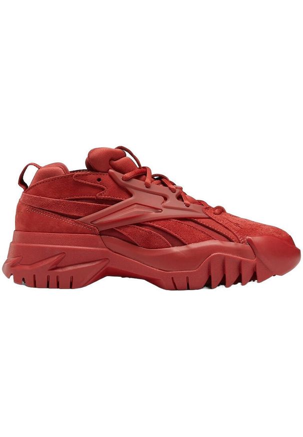 Adidasy Reebok X Cardi B Club C V2, Kobiety. Kolor: czerwony. Materiał: materiał, skóra. Model: Reebok Club