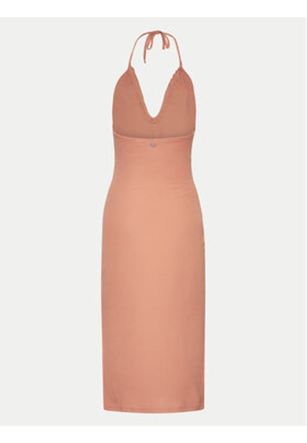 Roxy Sukienka letnia Late Sunset ERJKD03467 Pomarańczowy Slim Fit. Kolor: pomarańczowy. Materiał: syntetyk. Sezon: lato