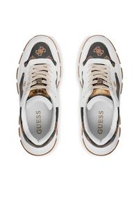 Guess Sneakersy Brecky3 FLPBR3 FAL12 Biały. Kolor: biały. Materiał: skóra #5
