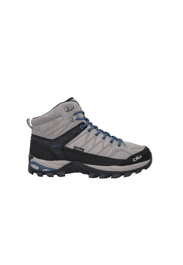 Buty sportowe męskie trekkingowe CMP Rigel wodoodporne. Kolor: szary. Styl: sportowy. Sport: turystyka piesza