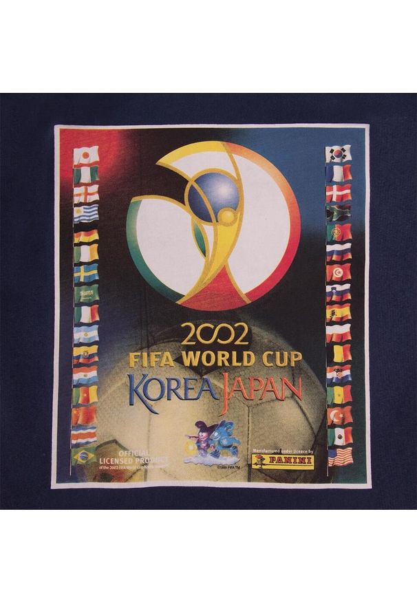 COPA FOOTBALL - T-Shirt Panini FIFA Campeonato do Mundo Coreia do Sul/Japão 2002. Kolor: niebieski. Sport: piłka nożna