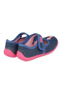 Befado obuwie dziecięce 955X014 niebieskie. Kolor: niebieski. Materiał: bawełna, tkanina #5