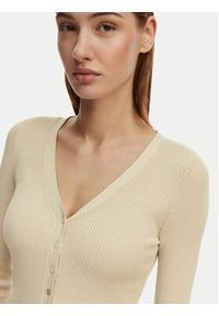 only - ONLY Kardigan Mist 15363392 Beżowy Slim Fit. Kolor: beżowy. Materiał: wiskoza #2