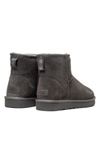 Ugg - Buty zimowe damskie UGG W Classic Mini II (1016222-GREY). Okazja: na plażę. Kolor: szary. Materiał: materiał. Sezon: zima. Styl: młodzieżowy #4