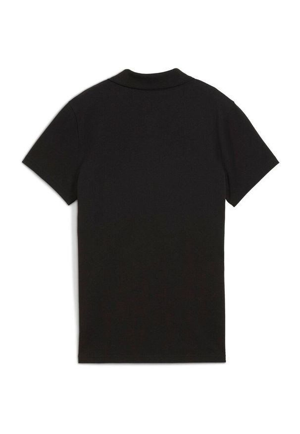 Koszulka Puma Ess Polo, Kobiety. Typ kołnierza: polo. Kolor: czarny. Materiał: materiał, bawełna