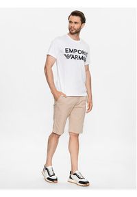 Emporio Armani Underwear T-Shirt 211831 3R479 00010 Biały Regular Fit. Kolor: biały. Materiał: bawełna