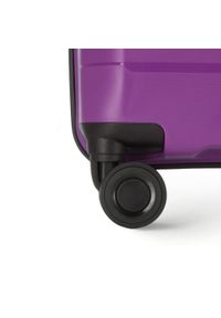 Wittchen - Duża walizka z polipropylenu w poziome linie. Kolor: fioletowy. Materiał: materiał. Styl: elegancki #9
