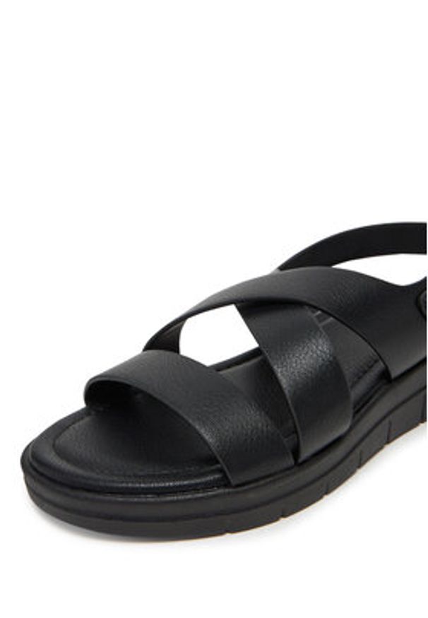 Clara Barson Sandały K25SS00628 Czarny. Kolor: czarny. Materiał: materiał, syntetyk