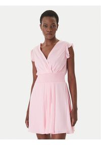 Morgan Sukienka koktajlowa 251-RWANY Różowy Loose Fit. Kolor: różowy. Materiał: syntetyk. Styl: wizytowy #1