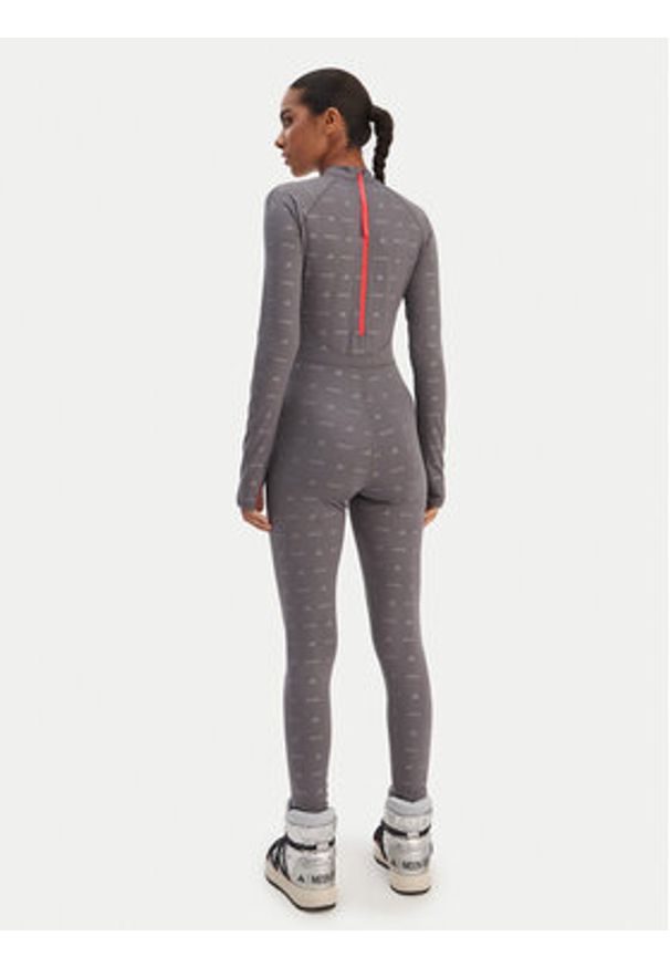 Adidas - adidas Kombinezon Moon Boot Shine KB5133 Szary Slim Fit. Kolor: szary. Materiał: syntetyk