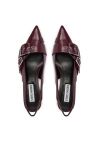 Steve Madden Czółenka Lezley SM11003440 Bordowy. Kolor: czerwony. Materiał: skóra #4