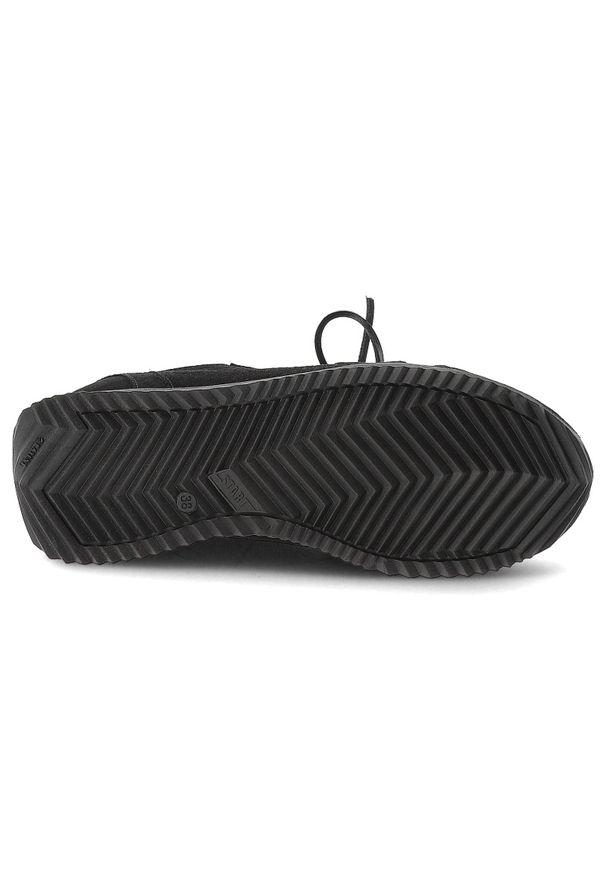 CheBello - Czarne Sneakersy Chebello Skórzane Obuwie Damskie. Kolor: czarny. Materiał: skóra. Styl: elegancki, sportowy, klasyczny