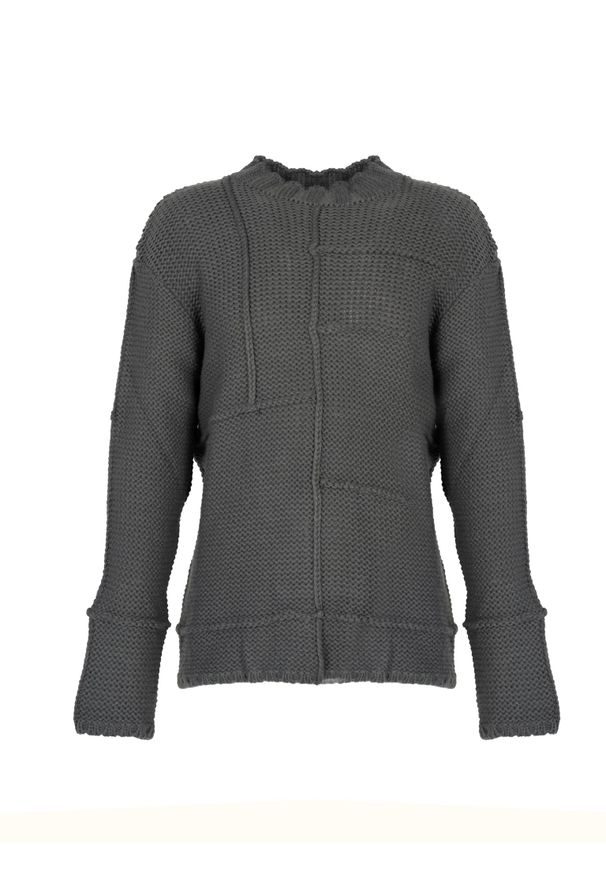 La Haine Inside Us Sweter | LM280 | Mężczyzna | Szary. Okazja: na co dzień. Kolor: szary. Materiał: poliester, wełna. Wzór: jednolity. Styl: casual