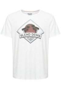 Blend T-Shirt 20715306 Biały Regular Fit. Kolor: biały. Materiał: bawełna