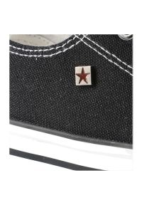 Big-Star - Czarne Trampki Big Star Dziecięce Wygodne Półbuty. Kolor: czarny. Materiał: materiał, jeans, guma. Szerokość cholewki: normalna. Wzór: aplikacja #3