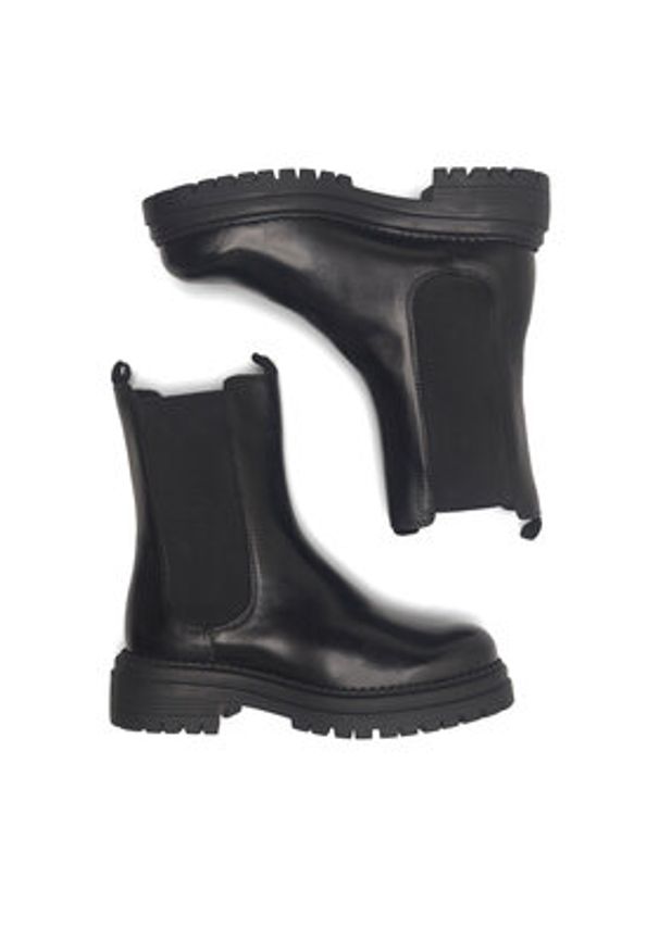 Lasocki Botki RST-WHETHER-02 Czarny. Kolor: czarny. Materiał: materiał