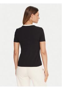Guess T-Shirt V5BI03 J1314 Czarny Slim Fit. Kolor: czarny. Materiał: bawełna #5