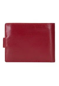 Wittchen - Damski portfel ze skóry na zatrzask. Kolor: czerwony. Materiał: skóra #5