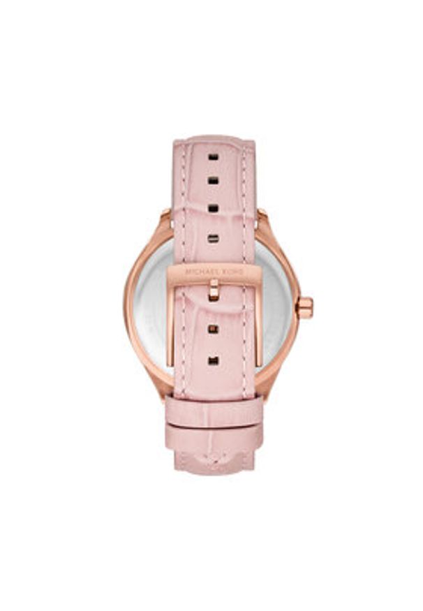 Michael Kors Zegarek Sage MK4820 Różowy. Kolor: różowy. Materiał: skóra