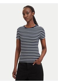 Tommy Jeans T-Shirt DW0DW17383 Granatowy Regular Fit. Kolor: niebieski. Materiał: bawełna #1