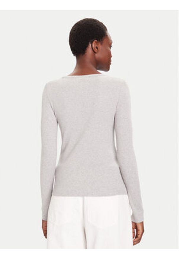 Calvin Klein Jeans Bluzka LV047D218G Szary Slim Fit. Kolor: szary. Materiał: bawełna